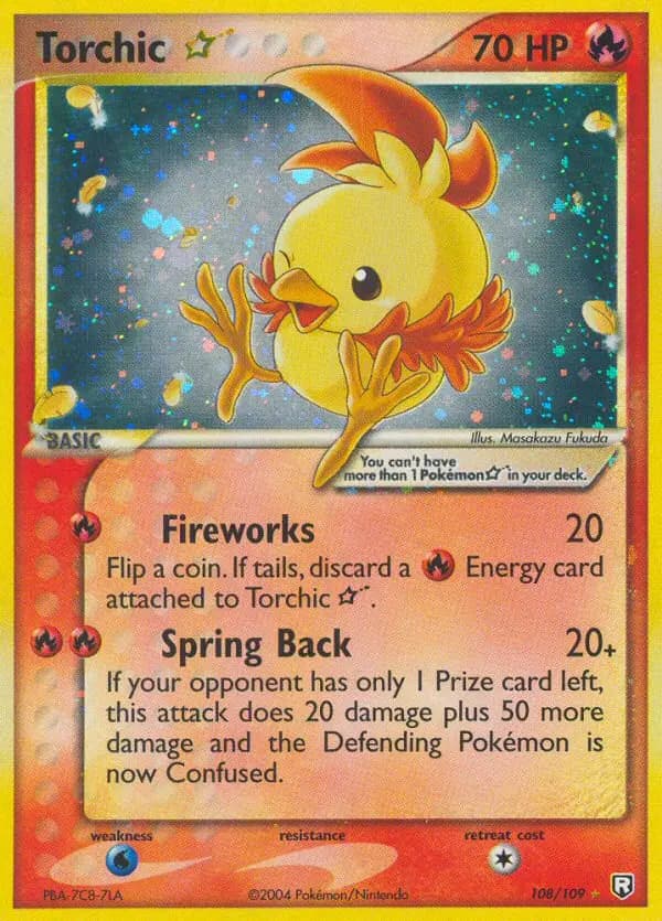 Torchic Star — Team Rocket Returns #108