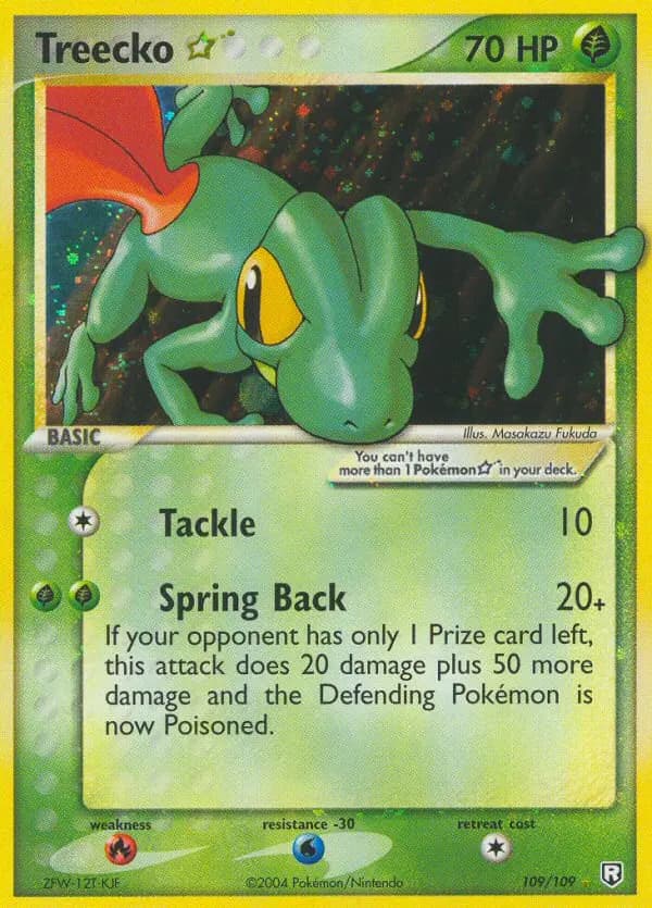 Treecko Star — Team Rocket Returns #109